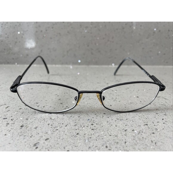 CALVIN KLEIN 422 599 Eyeglasses black full rim Frames Only 50 17 135mm ITALY - Picture 1 of 14